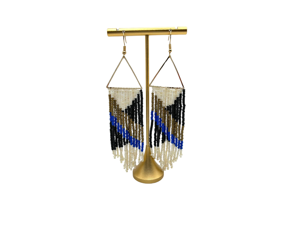 Long Beaded Earrings