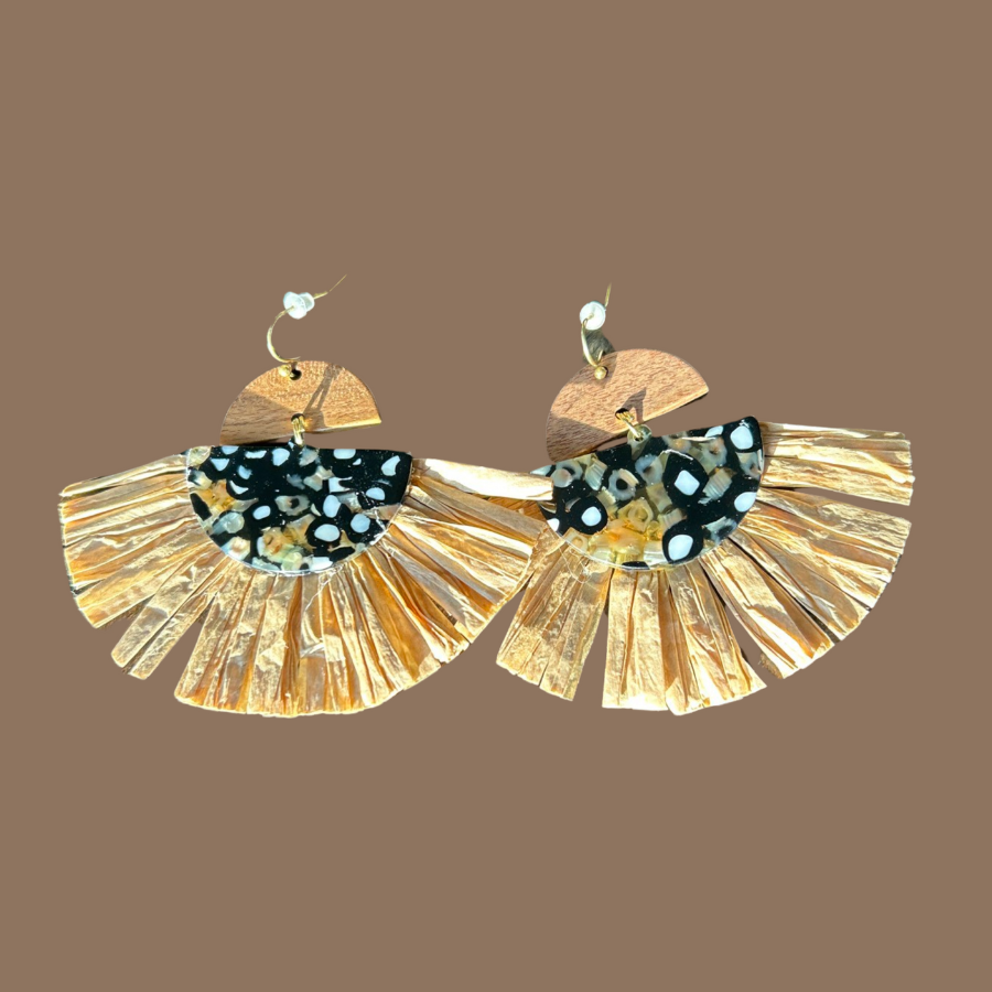 Raffia Earrings